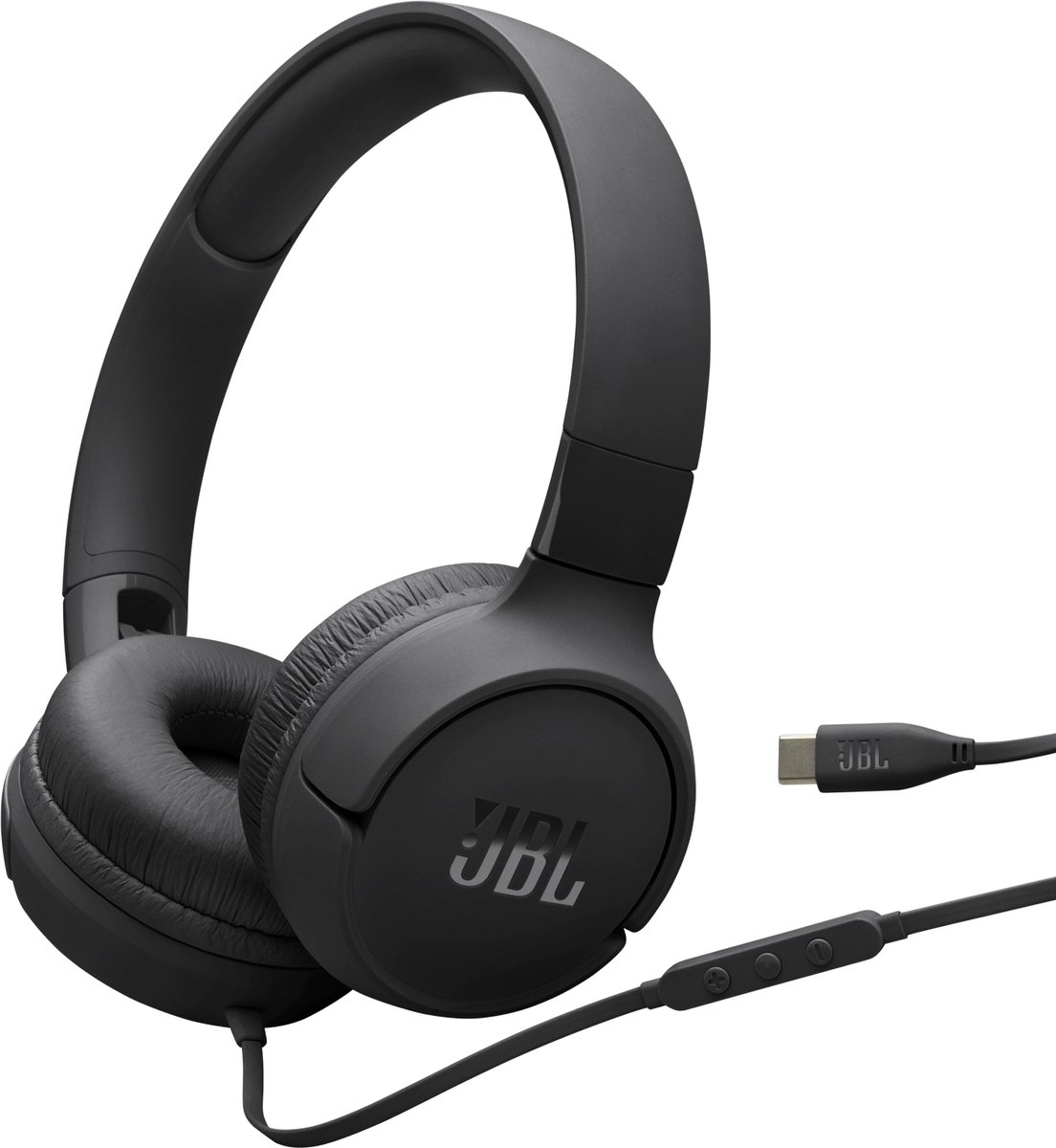 JBL Tune 520C USB-C - Bedrade koptelefoon - Zwart