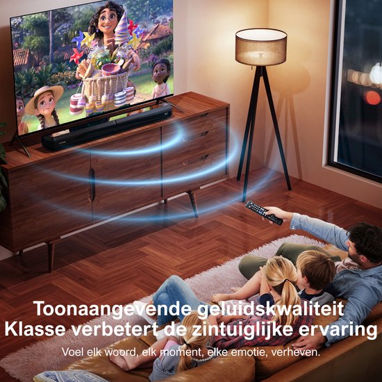ULTIMEA Apollo S40 - 2.2-kanaals Smart TV Soundbar, 2-in-1 afneembaar ontwerp, Bluetooth 5.3 van Merkloos — afbeelding 5