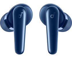 soundcore Liberty 5 by Anker, draadloze oordoppen met noise-cancelling, 2x sterkere stemonderdrukking, realtime adaptieve noise canceling, snelladen, Dolby Audio, heldere gesprekken met 6 microfoons en AI, lange batterijduur