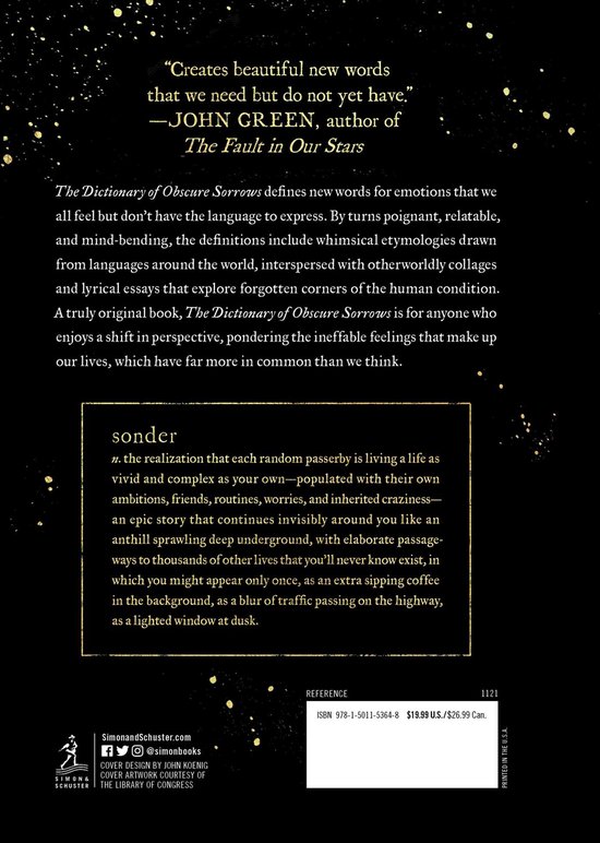 The Dictionary of Obscure Sorrows