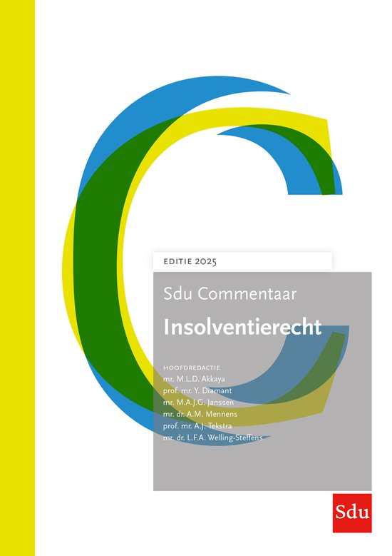 Sdu Commentaar Insolventierecht Editie 2025 - cover