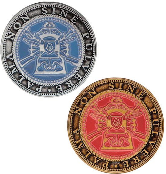 FaNaTtik Resident Evil 4 Collectable Coins 2-Pack Tokens Limited Edition Coins