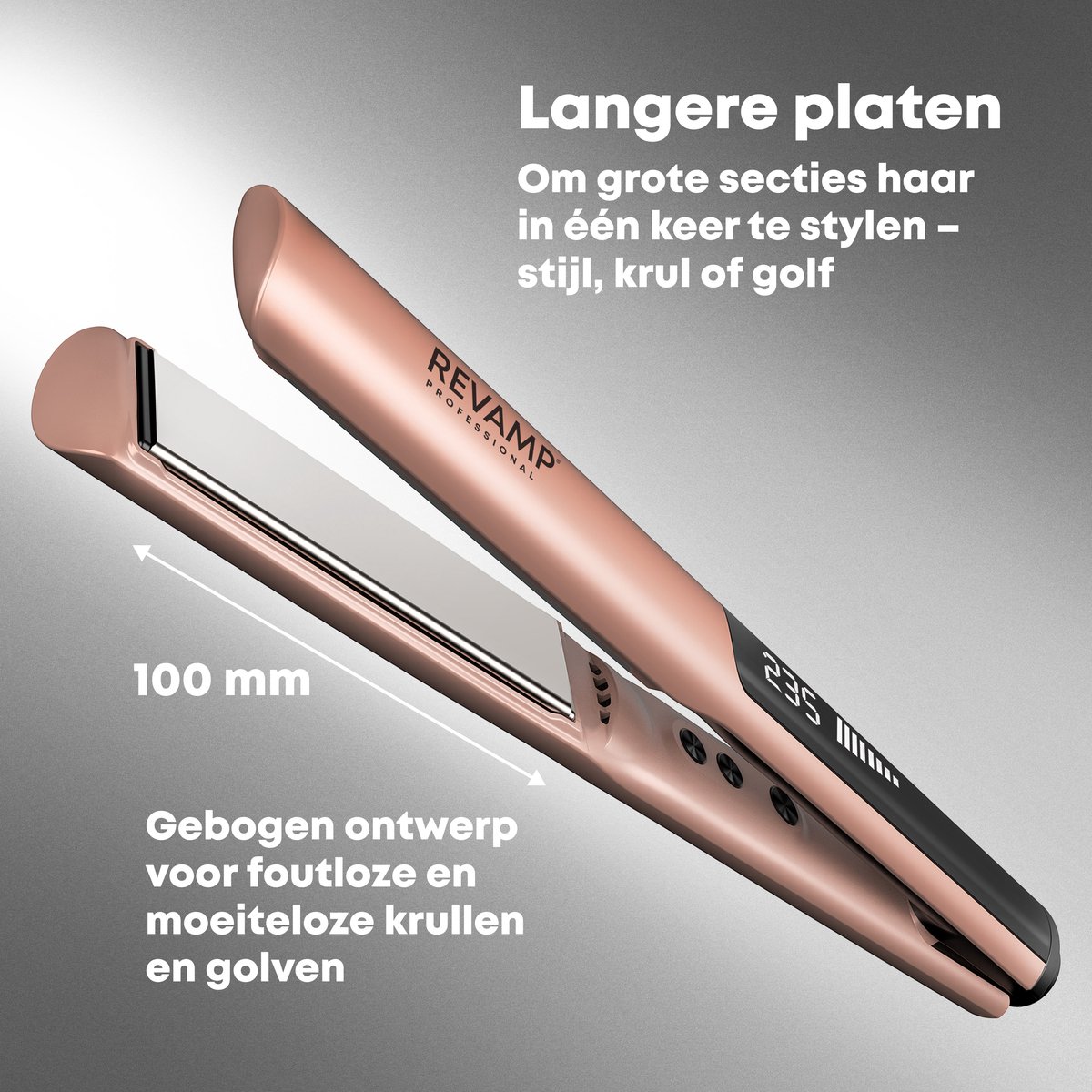 FKA Brands Revamp ST1900 Luxe Stijltang met Ionentechnologie - afbeelding 2