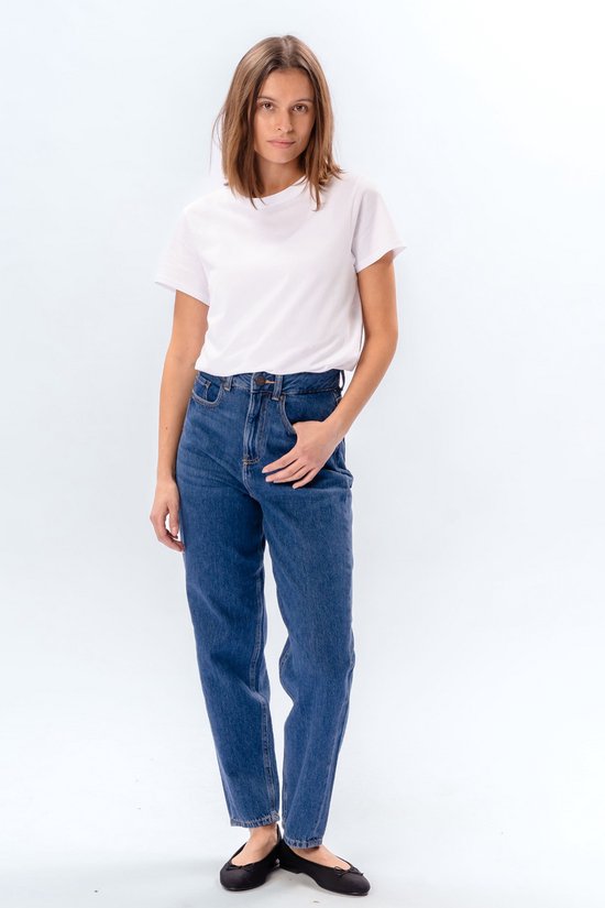 The Original Performance Mom Jeans - Jeans Femme - Denim Bleu Moyen - Mom Fit - Taille Haute