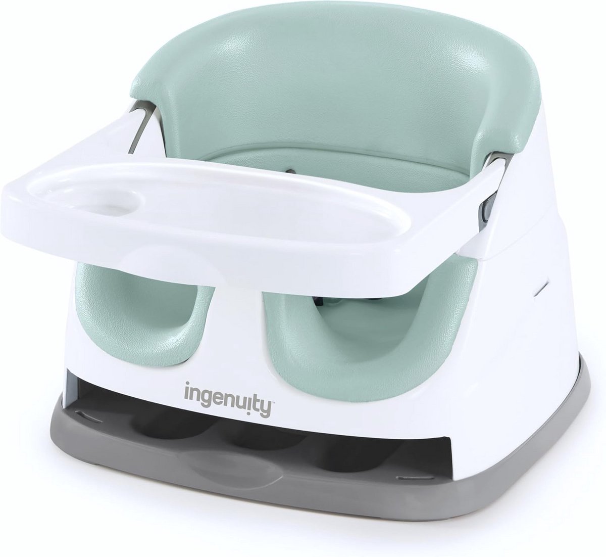 Image of 2-in-1 Zitverhoger voor Baby en Peuter met Afneembaar Dienblad - Ideaal voor Eten en Voeden - Makkelijk te Reinigen en Perfect voor Onderweg