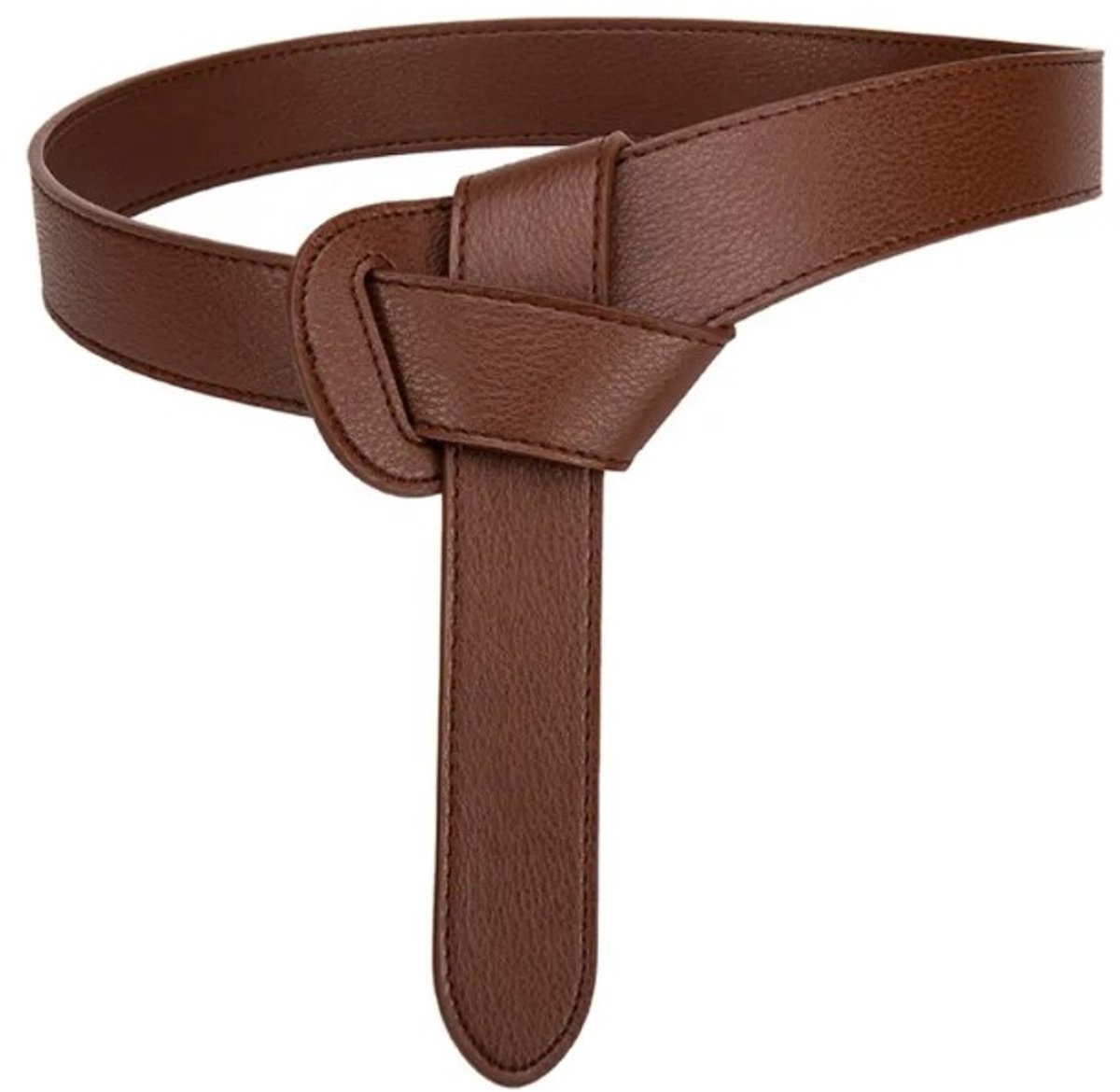Go Go Gadget - Fashion Riem - Heup- of Tailleriem - Knoopriem - Bruin