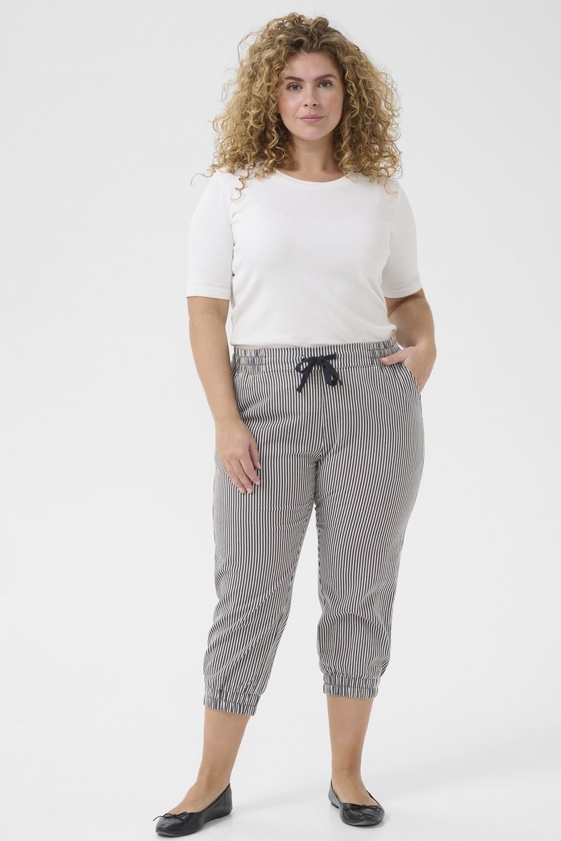 Kaffe Curve broek 7/8e streepje