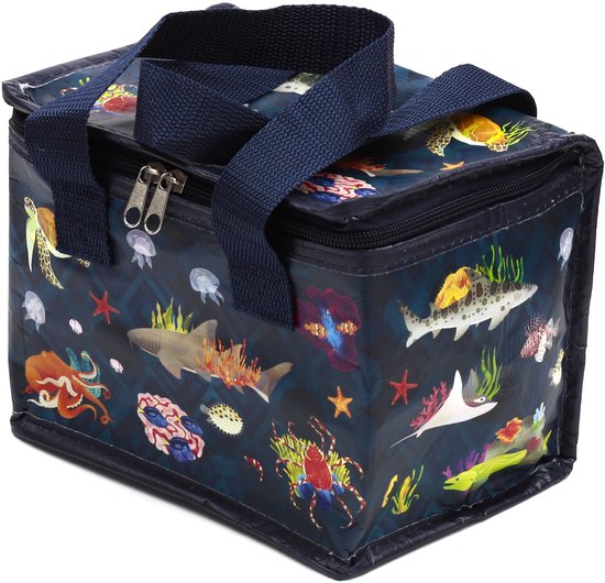 Koeltas/Lunchtas - Marine Kingdom - Zeeleven - Duurzaam RPET - 15x20x14cm van KOEL — afbeelding 5
