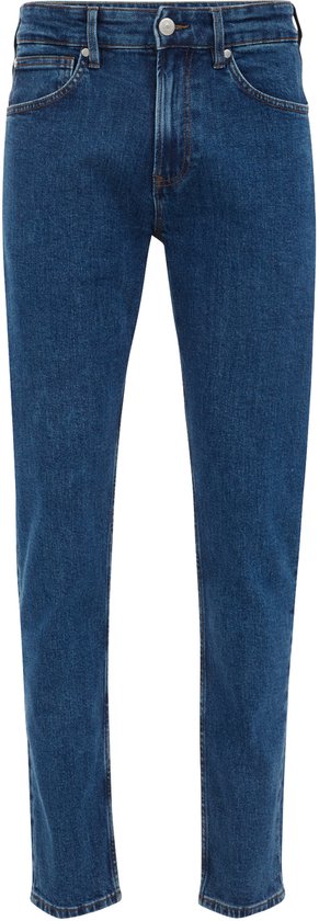 WE Fashion Heren Rain ready slim fit jeans met medium stretch