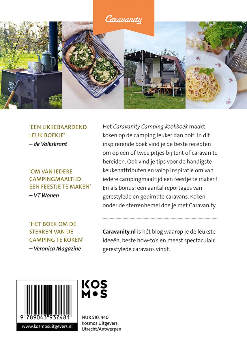 Caravanity - Camping kookboek - back cover
