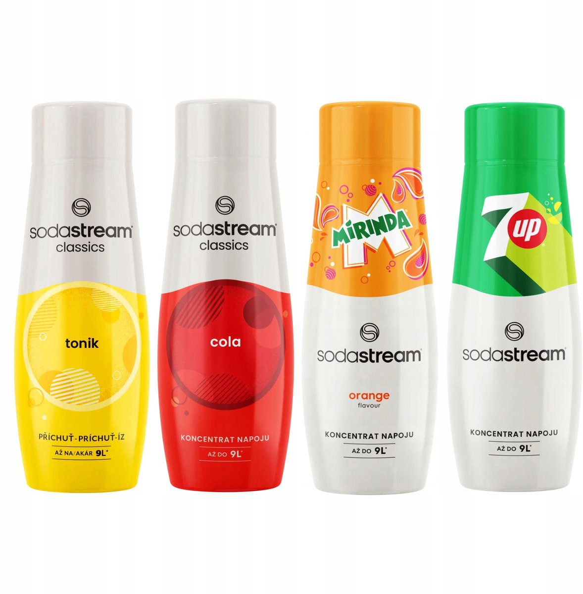 SodaStream - Concentraten - Cola - Mirinda - 7Up