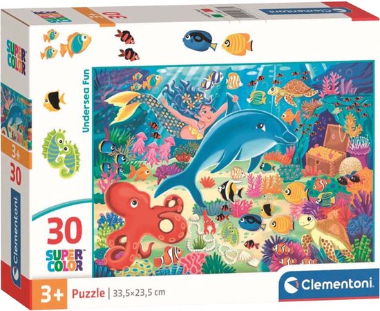Clementoni - Kinderpuzzel - 30 Stukjes - Onderwater Avontuur - Puzzel vanaf 3 jaar van Merkloos — afbeelding 5