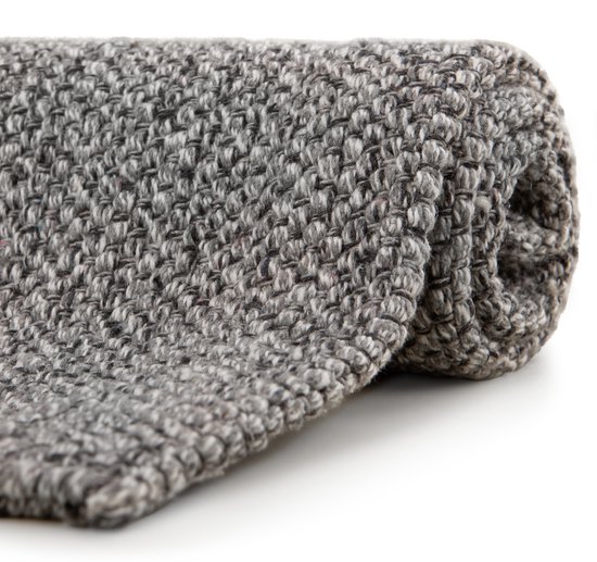 Zohome Badmat Tela - Badkamermat - Bidetmat - Antislip tapijt - 60x100 cm - Grijs