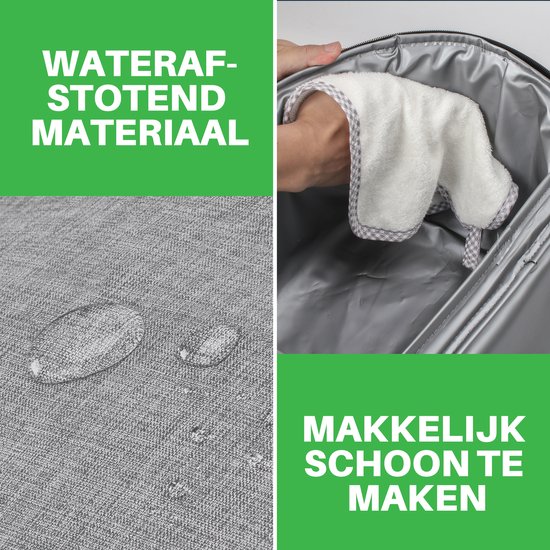 Packaway 40L Koeltas Grijs - Inclusief 15L Lunchtas Grijs en 8 Koelelementen - Dé set voor dames en heren die altijd onderweg zijn - Voor werk en vrije tijd van Packaway — afbeelding 5