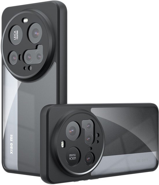 Wookfiss Hoes voor Xiaomi 14 Ultra koolstofvezel materiaal