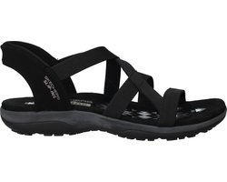 Skechers REGGAE SLIM - STRETCH FLEX Dames Sandalen - Zwart
