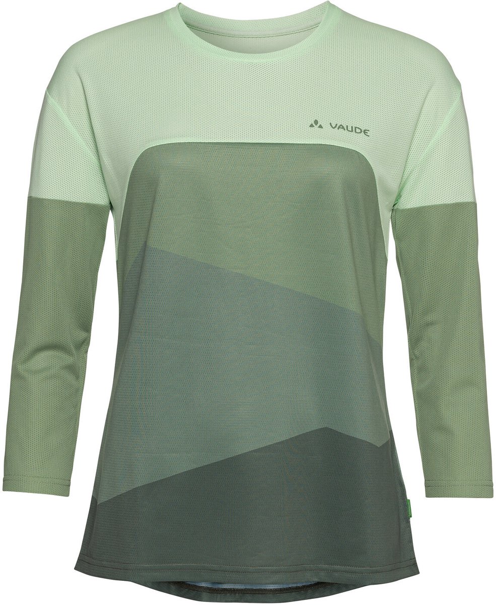 Vaude Bike Moab V T-shirt Met 3/4 Mouw Vrouw Groen