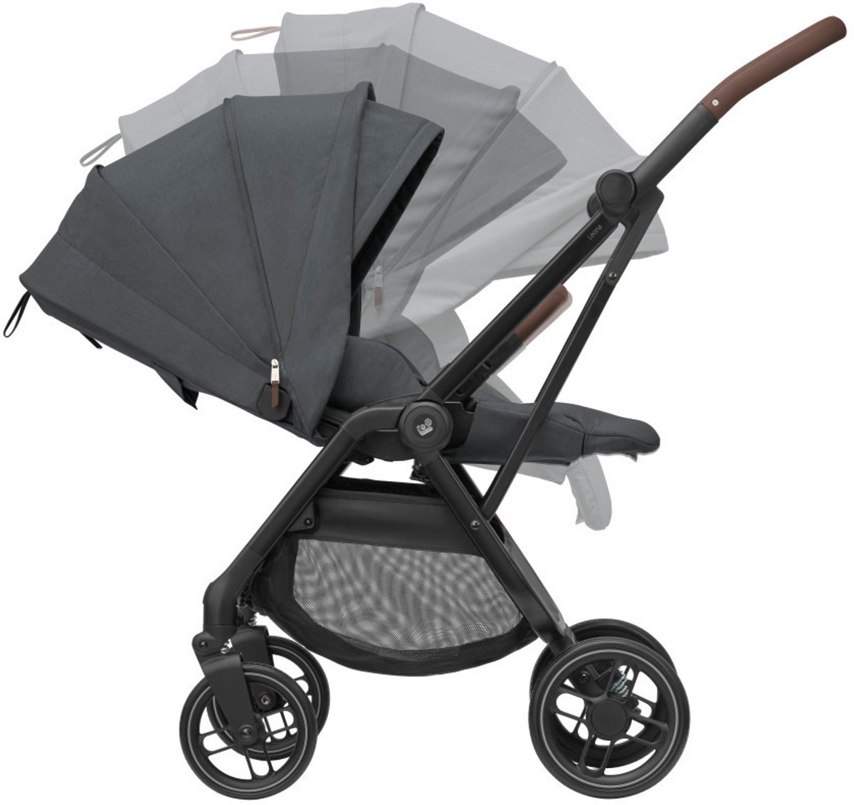 Maxi-Cosi Leona² Kinderwagen - Twillic Graphite - Geschikt - afbeelding 2
