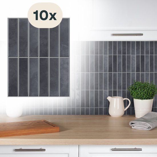 Yoillione Upgrade Dikkere Peel and Stick Wandtegels Spatscherm voor Keuken en Badkamer, Metro Subway Tegels Zelfklevende Tegelstickers 3D Stick on Spatscherm Grijs (5, Donkergroen Yoillione Upgrade Dikkere Peel and Stick Wandtegels Spatscherm voor Keuken en Badkamer, Metro Subway Tegels Zelfklevende Tegelstickers 3D Stick on Spatscherm Grijs (5, Donkergroen