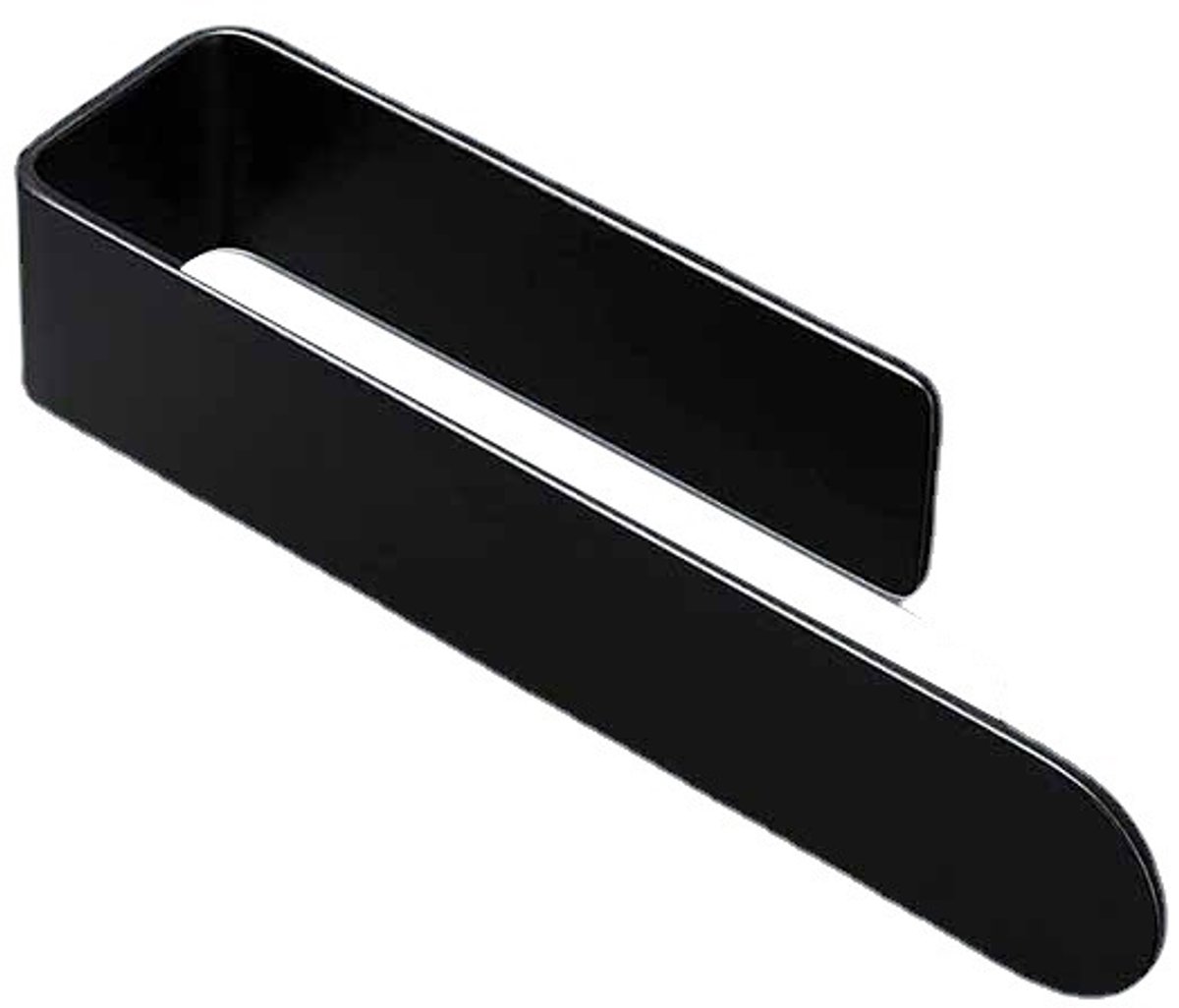 Handdoekrek - 37 cm - Handdoekhouder - Handdoekstang - Rek voor handdoeken - Badkamerrek - Handdoekenrek - Zelfklevend - Keuken of Badkamer - Zwart - RVS - 37*4*4.5cm