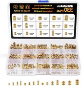 Kit d'écrous moletés à filetage interne M2, M3, M4, M5, lot de 330