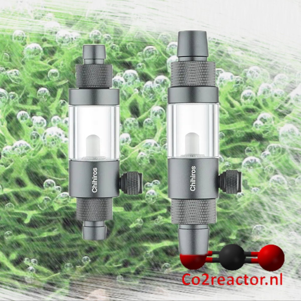 Chihiros External CO2 Diffuser 12/16 mm - Externe Inline CO2 Reactor