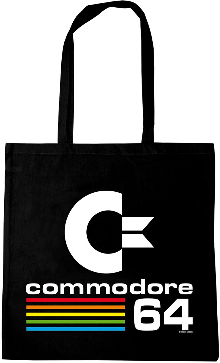 Logoshirt Baumwolltasche Commodore 64 Logo