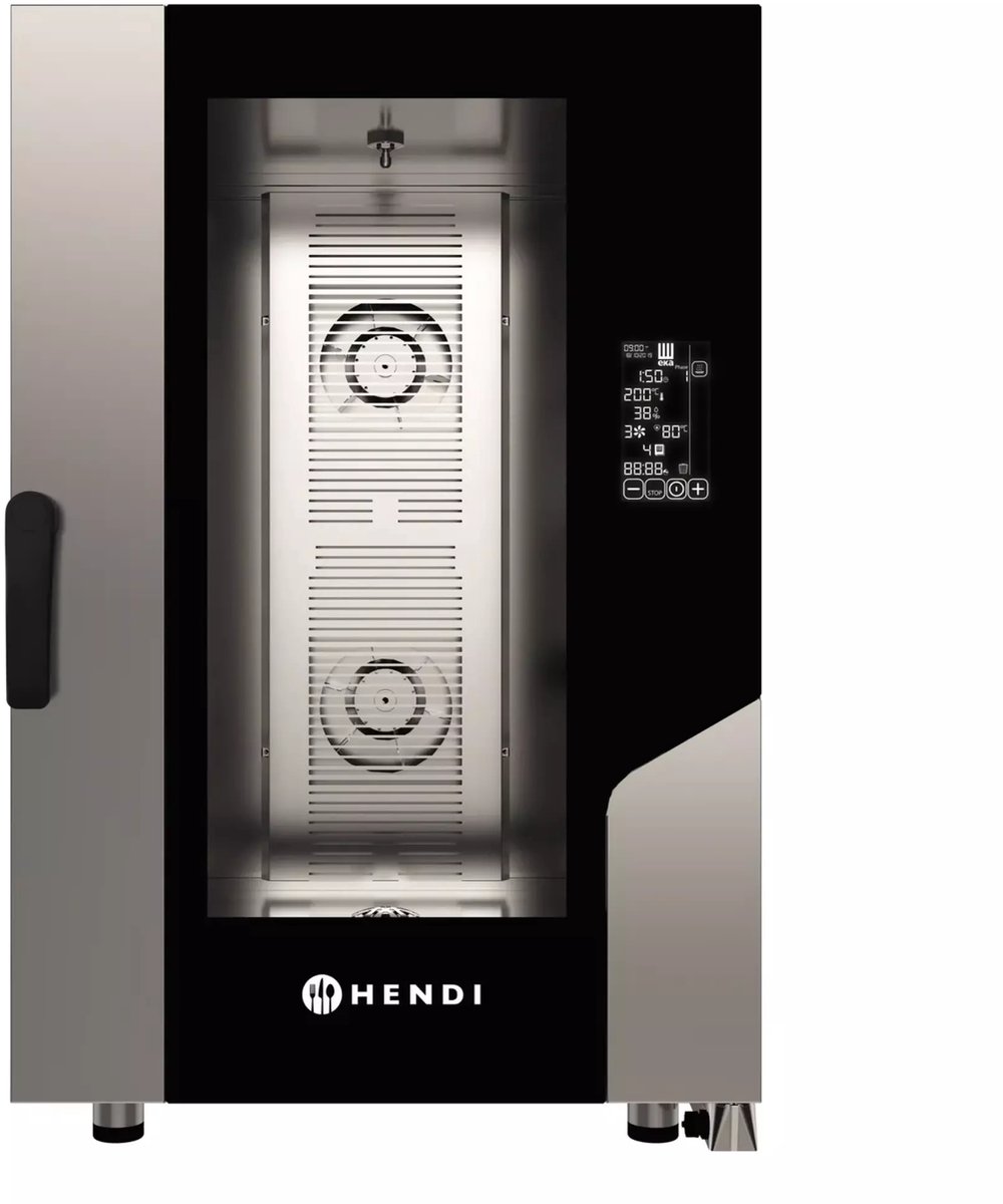 HENDI Stoomoven DIGIT – 11x GN1/1 – 7 Touchscreen – Combi – 400V