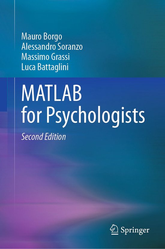 Behavioral Science and Psychology (R0) - MATLAB for Psycholo ... - cover