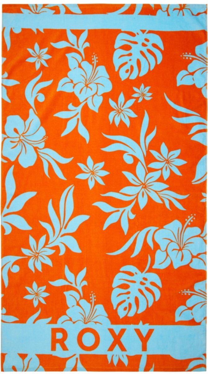 2025 Roxy Dames Koud Water Bedrukte Handdoek - Orange Tiger