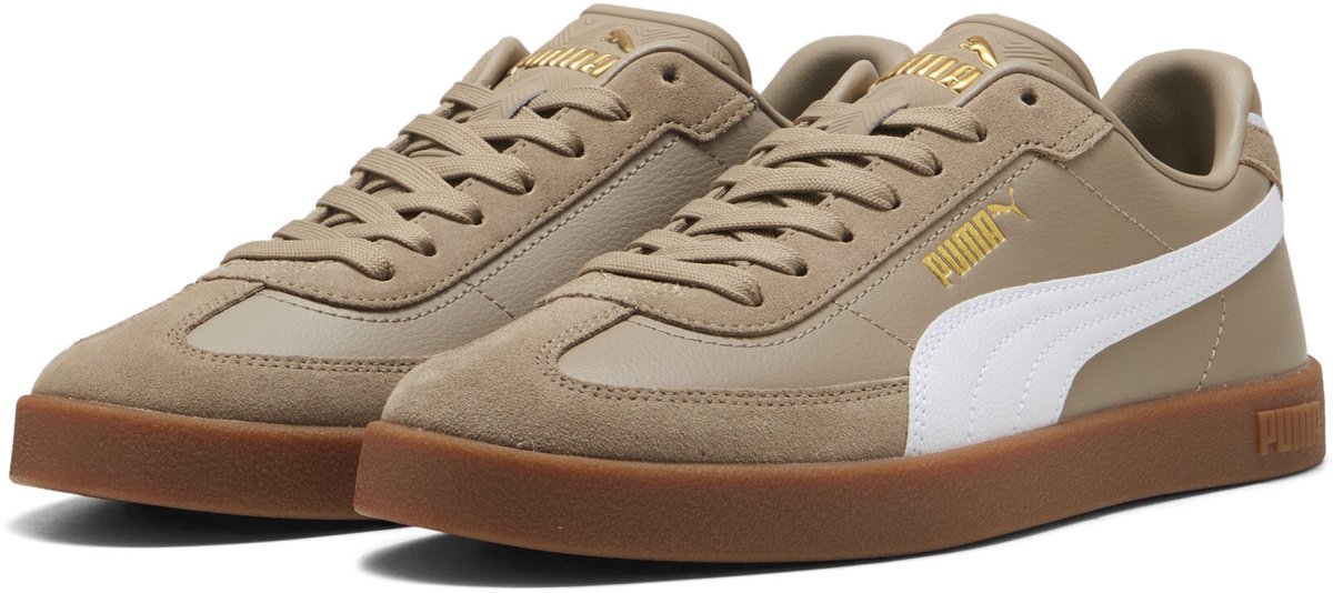 PUMA Puma Club II Era Unisex Sneakers Ice Coffee-PUMA Wit
