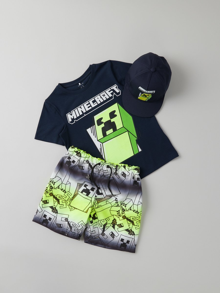 Minecraft Onderwater Creepers Zwembroek - Officiële Merchandise