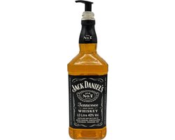 Jack Daniels Zeepdispenser – Cadeau Verjaardag - Origineel Cadeau voor Jack Daniels Tennessee Whisky Liefhebber – Zeeppomp van Jack Daniels Fles – Perfect Cadeau voor een Verjaardag of Housewarming Image