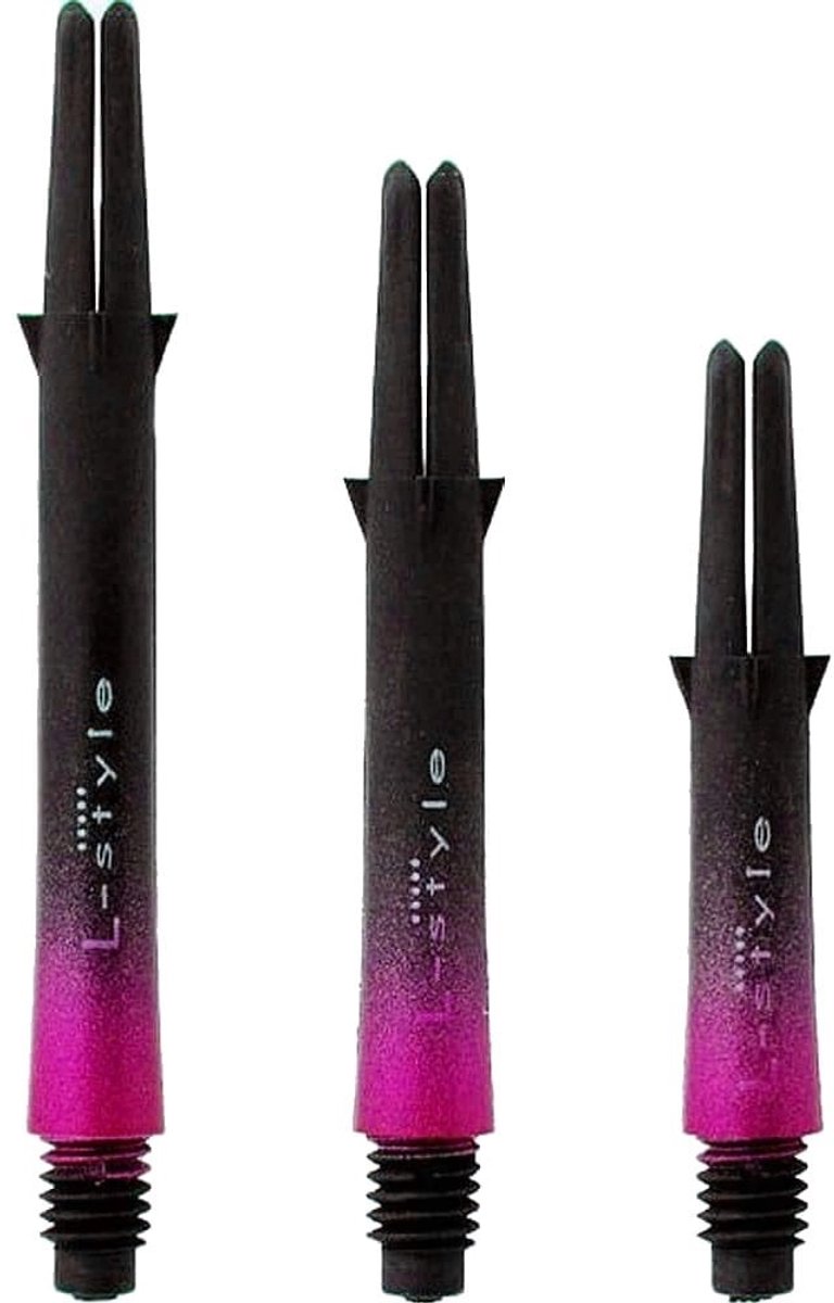 L-Style L-Shaft Locked Carbon 2-Tone Pink - Dart Shafts