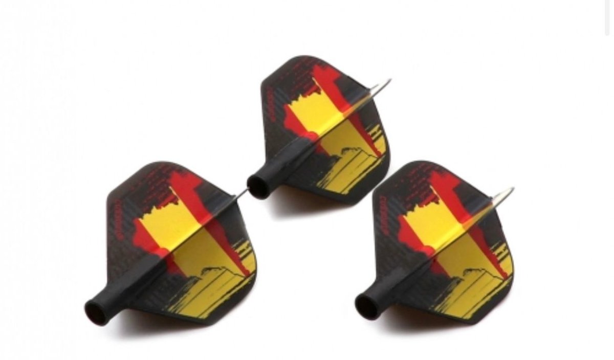 Cuesoul - Tero Flight System AK4 - Spanish Flag Standard - Dart Flights