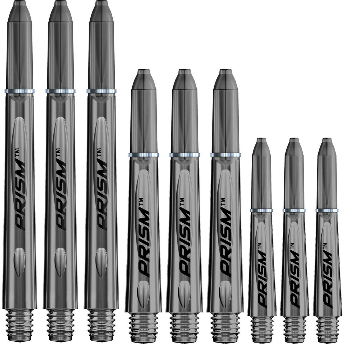 Winmau Prism Shaft Black Tint - Dart Shafts X-Short