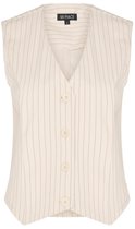 MI PIACE - Travel Gilet Stripe 2294 Kit Mocca Pin - Maat : XXXL