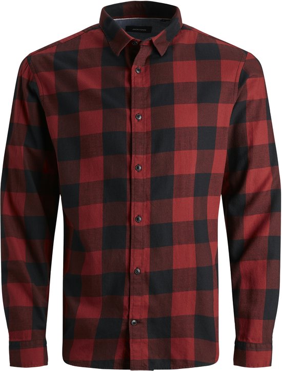 JACK&JONES JJEGINGHAM TWILL SHIRT L/S NOOS Heren Overhemd - Maat L