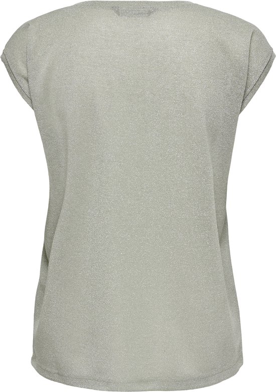 ONLY - ONLSILVERY S/SV NECK LUREX TOP JRS NOOS - Femme - Chemisiers