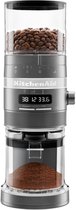 Bol.com Kitchenaid Artisan Koffiemolen - Koffiebonen machine met 70 nauwkeurige maalinstellingen van cafetière tot espresso - Grijs aanbieding