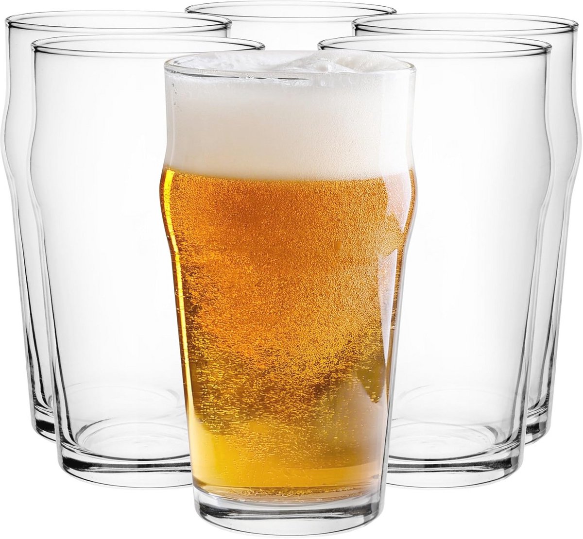 Set van 6 Vaatwasmachinebestendige Wijnglazen van 580 ml voor Rode en Witte Wijn