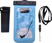 Neon Multi Functional Waterdichte hoesje Pouch Met headphone Audio Jack voor Samsung Galaxy S10 Blauw