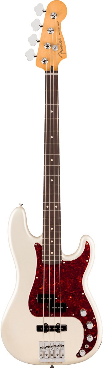 Fender Player II Modified Precision Bass RW Olympic Pearl - Elektrische basgitaar