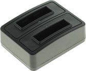 Huismerk Duo oplader voor 2 camera accu's Fuji / Aldi NP-60