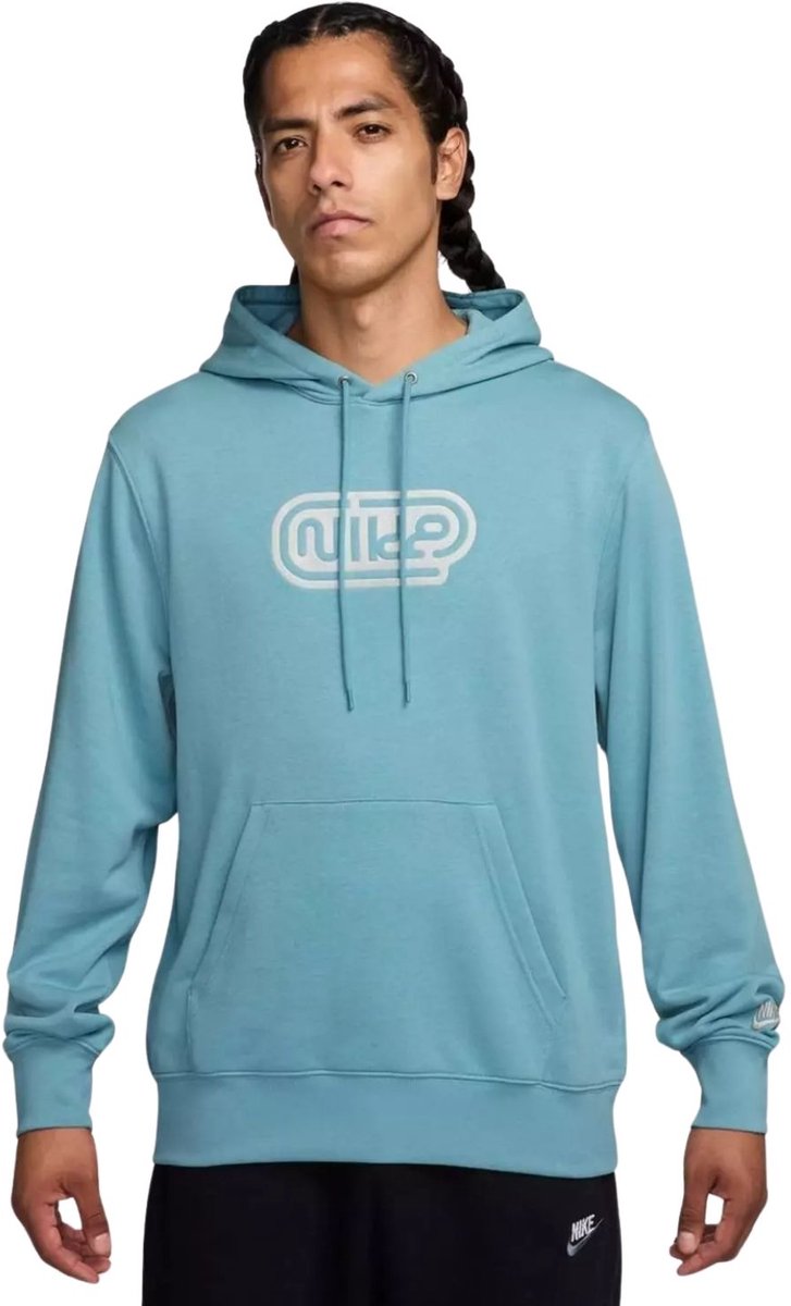 Nike Club FT Font GX Casual Sweater Heren XL Blauw