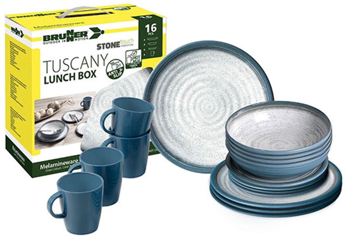 Brunner lunch box Tuscany serviesset (16dlg)