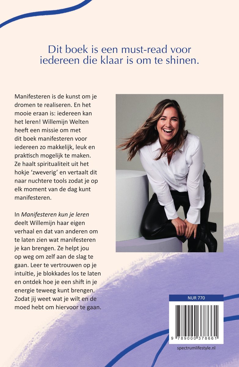 Manifesteren kun je leren - back cover