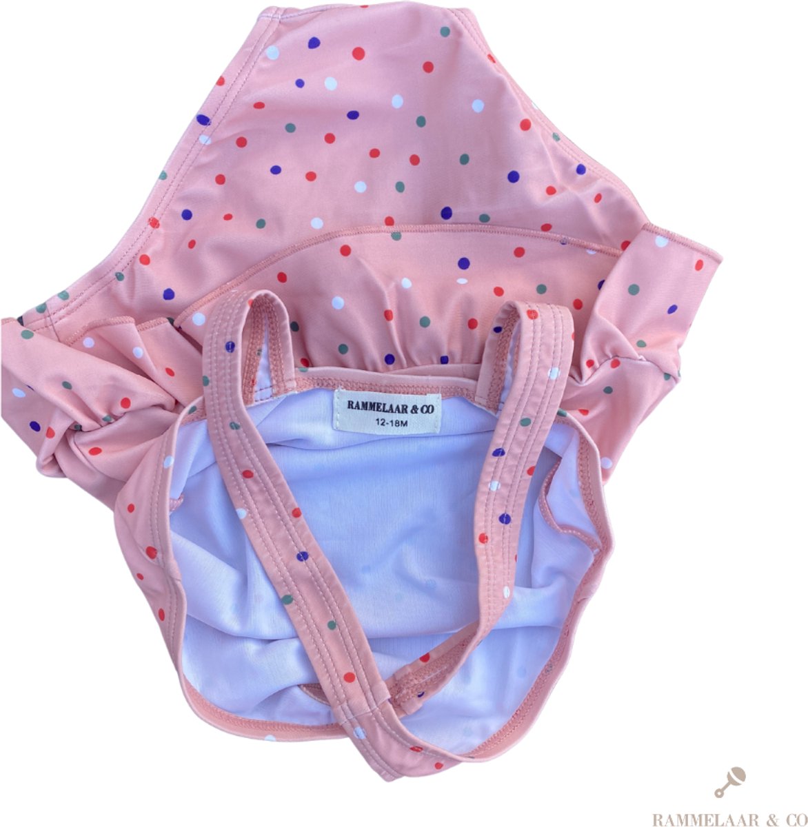 Rammelaar&Co Badpak Pink Dots - Badpak Meisjes — afbeelding 4