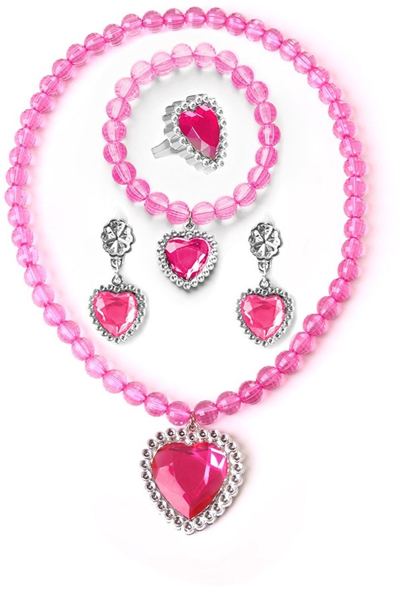 Joya Kids® Luxe Verkleedpop Prinsessenjurk voor kinderen | Verkleedjurk Meisje hard Roze Tule Rok | Halloween kostuum | Metallic Roze met Strik | Carnaval kleding | Verkleed kostuum Jurk | — afbeelding 5