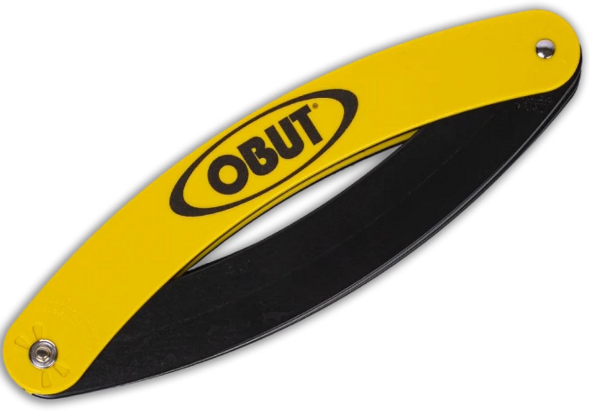 Obut opvouwbare petanque cirkel geel/zwart